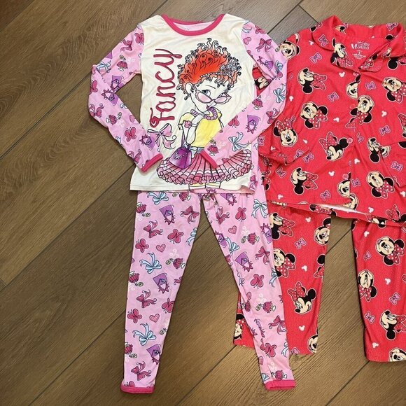 Girls Mixed Brand Character Pajama PJ Bundle Size S/M - Picture 4 of 8